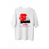 19 Mayıs 20/1 Unisex Baskılı T-shirt - Beyaz