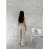 Ayrobin Oversize Kadın Pantalon - Bej
