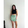 Ayrobin Şortlu Etek - Su Yeşili