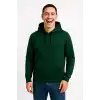 Erkek Üç İplik Kapüşonlu Kanguru Cepli SweatShirt hoodie - Haki