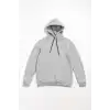 Kadın Uzun Kol Kapşonlu Basic Sweatshirt hoodie - Gri