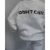 Nakış İşlemeli Üç İplik Sweat Takım- Beyaz
