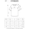 Unisex Bisiklet Yaka Baskılı Double Oversize T-Shirt - Siyah