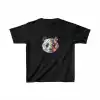 Unisex Çocuk Baskılı T-Shirt - Siyah