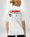 30 Ağustos Zafer Bayramı Atatürk Temalı Oversize Bisiklet Yaka T-shirt - Beyaz
