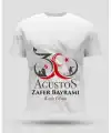 30 Ağustos Zafer Bayramı Baskılı Oversize Bisiklet Yaka T-shirt