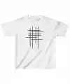 Çocuk Unisex Baskılı T-Shirt - Beyaz