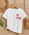 Çocuk Unisex Baskılı T-Shirt - Beyaz