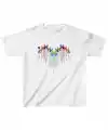 Çocuk Unisex Baskılı T-Shirt - Beyaz