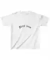 Çocuk Unisex Baskılı T-Shirt - Beyaz