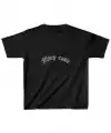 Çocuk Unisex Baskılı T-Shirt - Siyah