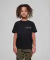 Çocuk Unisex Baskılı T-Shirt - Siyah