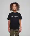 Çocuk Unisex Baskılı T-Shirt - Siyah