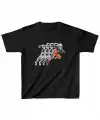 Çocuk Unisex Baskılı T-Shirt - Siyah