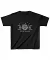 Çocuk Unisex Baskılı T-Shirt - Siyah