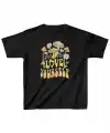 Çocuk Unisex Baskılı T-Shirt - Siyah