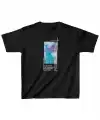 Çocuk Unisex Baskılı T-Shirt - Siyah