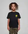 Çocuk Unisex Baskılı T-Shirt - Siyah