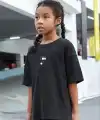 Çocuk Unisex Baskılı T-Shirt - Siyah