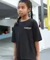 Çocuk Unisex Baskılı T-Shirt - Siyah