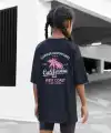 Çocuk Unisex Baskılı T-Shirt - Siyah