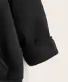 Çocuk Unisex Kapüşonlu Tatlı Kedi Baskılı Sweatshirt - Siyah