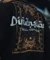Erkek 3 iplik Pamuklu Bisiklet Yaka Baskılı SweatShirt - Siyah