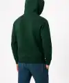Erkek 3 İplik Pamuklu Kapüşonlu Kanguru Cepli SweatShirt hoodie - Haki