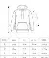 Erkek 3 İplik Pamuklu Oversize Kapüşonlu Nakışlı Hoodie SweatShirt - Siyah
