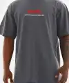 Erkek Baskılı T-Shirt Kısa Kol Bisiklet Yaka Rahat Kalıp Tişört - Füme