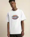 Erkek Baskılı T-Shirt Kısa Kol Bisiklet Yaka Regular Fit Rahat Kalıp Günlük Tişört - Beyaz