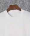 Erkek Baskılı T-Shirt Kısa Kol Bisiklet Yaka Regular Fit Rahat Kalıp Günlük Tişört - Beyaz