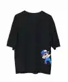 Erkek Baskılı T-Shirt Kısa Kol Bisiklet Yaka Regular Fit Rahat Kalıp Günlük Tişört - Siyah