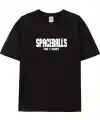 Erkek Baskılı T-Shirt Kısa Kol Bisiklet Yaka Regular Fit Rahat Kalıp Tişört - Siyah