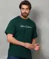 Erkek Baskılı T-Shirt Kısa Kol Bisiklet Yaka Regular Fit Tişört - Çağla Yeşili