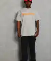 Erkek Baskılı T-Shirt Kısa Kol Bisiklet Yaka Regular Fit Tişört - Gri