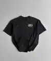 Erkek Baskılı T-Shirt Kısa Kol Bisiklet Yaka Regular Fit Yazlık Tişört - Siyah