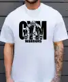 Erkek Baskılı Tişört Kısa Kol Bisiklet Yaka Regular fit Rahat kalıp T-Shirt - Beyaz