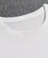 Erkek Baskılı Tişört Kısa Kol Bisiklet Yaka Regular fit Rahat kalıp T-Shirt - Beyaz
