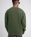 ERKEK Bisikilet Yaka 3 İplik Pamuklu SweatShirt - Haki