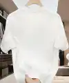ERKEK Bisiklet yaka Tişört Özgür kuşlar Baskılı kısa kol T-shirt - Beyaz