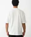 Erkek Box Eldiven Baskılı T-Shirt Kısa Kol Bisiklet Yaka Tişört - Beyaz