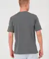 Erkek Düz Bisiklet Yaka Tişört Kısa Kol Yazlık T-Shirt - Antrasit