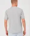 Erkek Düz Penye Tişört Bisiklet Yaka Kısa Kol Regular Fit T-Shirt - Gri