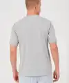 Erkek Düz T-Shirt Kısa Kol Bisiklet Yaka Regular Fit Rahat Kalıp Günlük Tişört - Gri