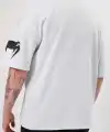 Erkek Kısa Kol Tişört Göğüs ve Kol Bisiklet Yaka Baskılı T-Shirt - Beyaz