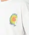 Erkek Kısa Kol Yazlık Tişört Bisiklet Yaka Baskılı Oversize T-Shirt - Beyaz