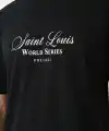 Erkek Kısa Kol Yazlık Tişört Bisiklet Yaka Baskılı Oversize T-Shirt - Siyah