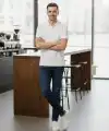 Erkek Polo Yaka Düğmeli Pike Kumaş Tişört Regular Fit Kısa Kol T-Shirt - Beyaz