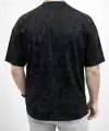 Erkek Premium Tişört OSY Yumuşak Dokulu Yıkamalı Oversize T-Shirt - Siyah
